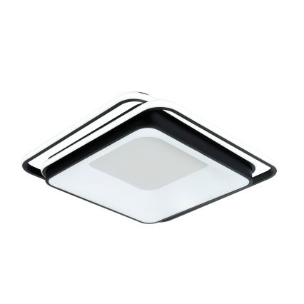 Brilagi - LED stmievateľné stropné svietidlo FLARE LED/102W/230V 3000-6000K 50x50 cm čierne + diaľkové ovládanie