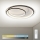 Brilagi - LED stmievateľné stropné svietidlo FLARE LED/38W/230V 3000-6000K pr. 48 cm čierna/biela + diaľkové ovládanie