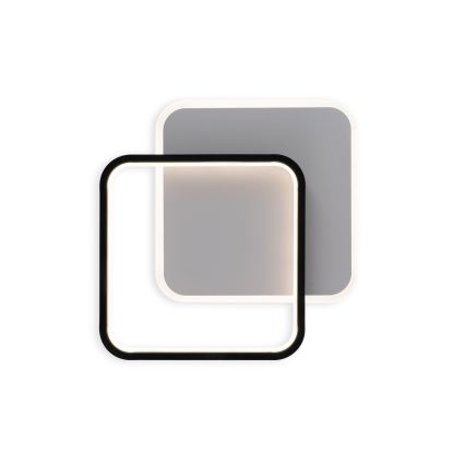Brilagi - LED stmievateľné stropné svietidlo FLARE LED/43W/230V 3000-6000K 39,5x45 cm biela/čierna + diaľkové ovládanie