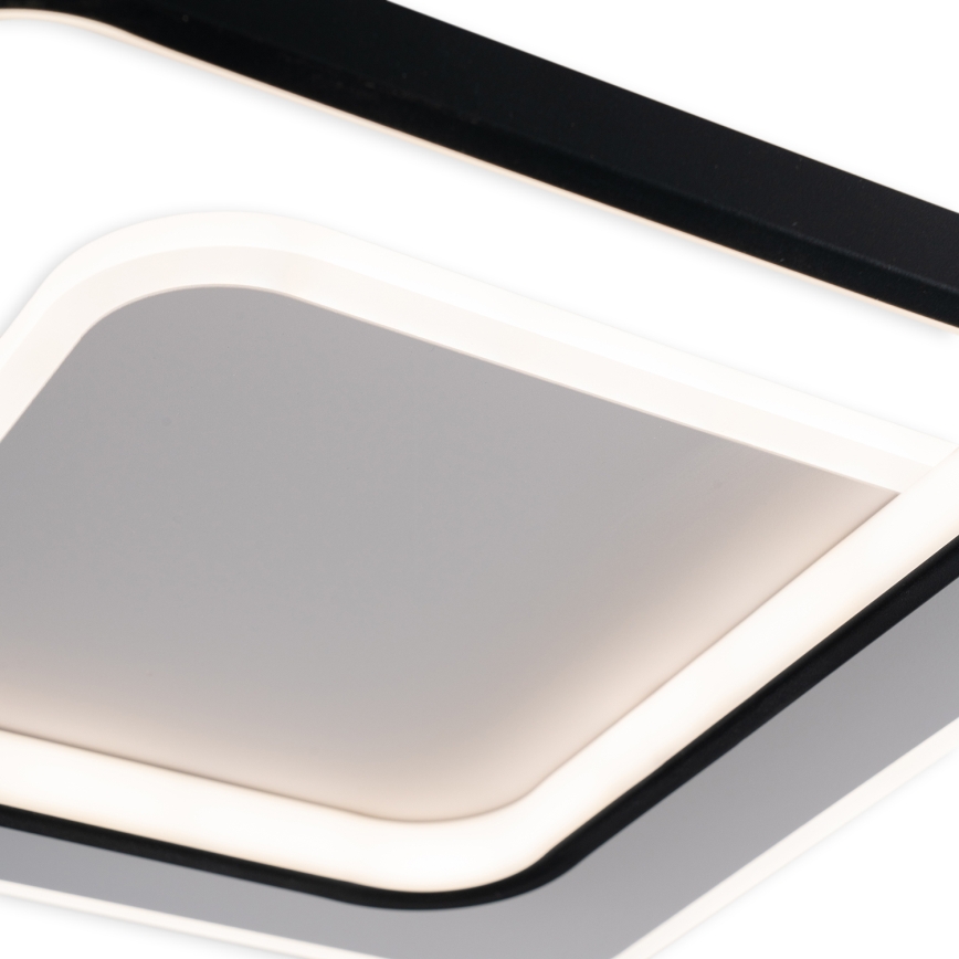 Brilagi - LED stmievateľné stropné svietidlo FLARE LED/43W/230V 3000-6000K 39,5x45 cm biela/čierna + diaľkové ovládanie