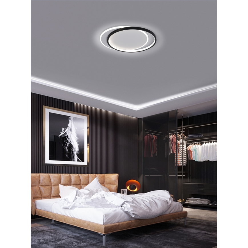Brilagi - LED Stmievateľné stropné svietidlo FLARE LED/48W/230V 39,5x45 cm 3000/4000/6000K + diaľkové ovládanie