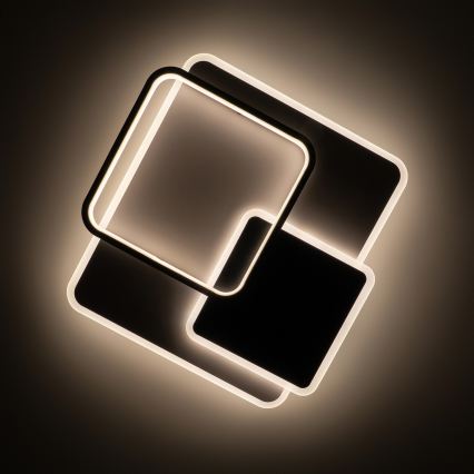 Brilagi - LED stmievateľné stropné svietidlo FLARE LED/64W/230V 45x45 cm 3000/4000/6000K + diaľkové ovládanie