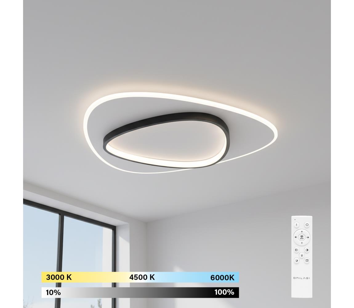 Brilagi - LED stmievateľné stropné svietidlo FLARE LED/70W/230V 3000-6000K + diaľkový ovládač BR2120/550-70W