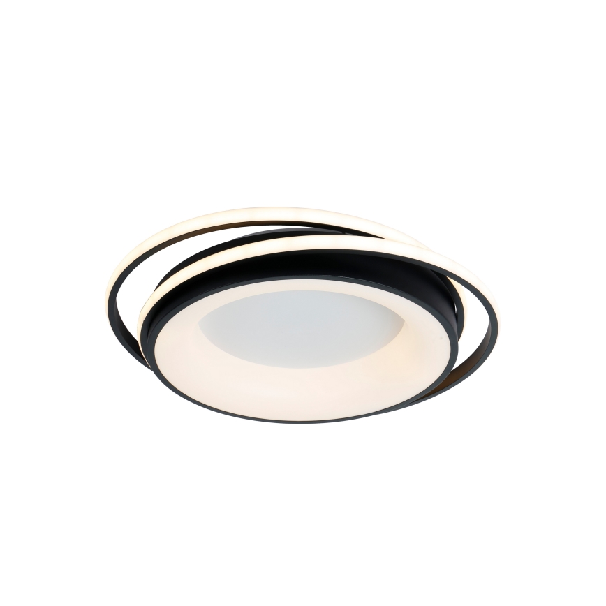 Brilagi - LED stropné svietidlo FLARE s možnosťou stmievania LED/84W/230V 3000-6000K 47x51 cm čierna + diaľkové ovládanie