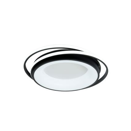 Brilagi - LED stropné svietidlo FLARE s možnosťou stmievania LED/84W/230V 3000-6000K 47x51 cm čierna + diaľkové ovládanie