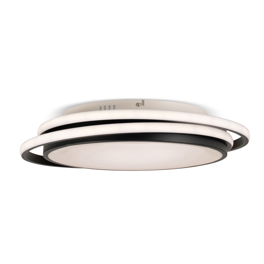 BRILAGI - LED stropné svietidlo FLARE s možnosťou stmievania LED/84W/230V 3000-6000K 47x51 cm čierna + diaľkové ovládanie