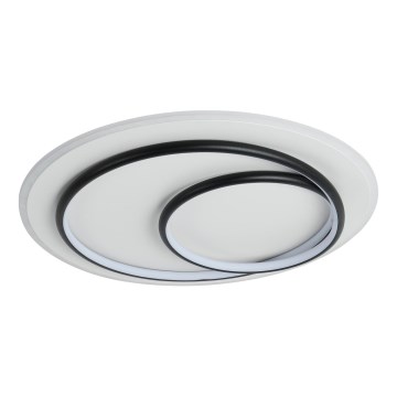 Brilagi - LED stmievateľné stropné svietidlo IRIS LED/70W/230V 3000-6000K priemer 50 cm biela/čierna + diaľkové ovládanie