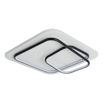Brilagi - LED Stmievateľné stropné svietidlo IRIS LED/81W/230V 3000-6000K 50x50 cm biela/čierna + diaľkové ovládanie