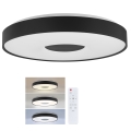 Brilagi - LED stmievateľné stropné svietidlo JAMIS LED/48W/230V 3000-6500K priemer 39 cm čierne + + diaľkové ovládanie