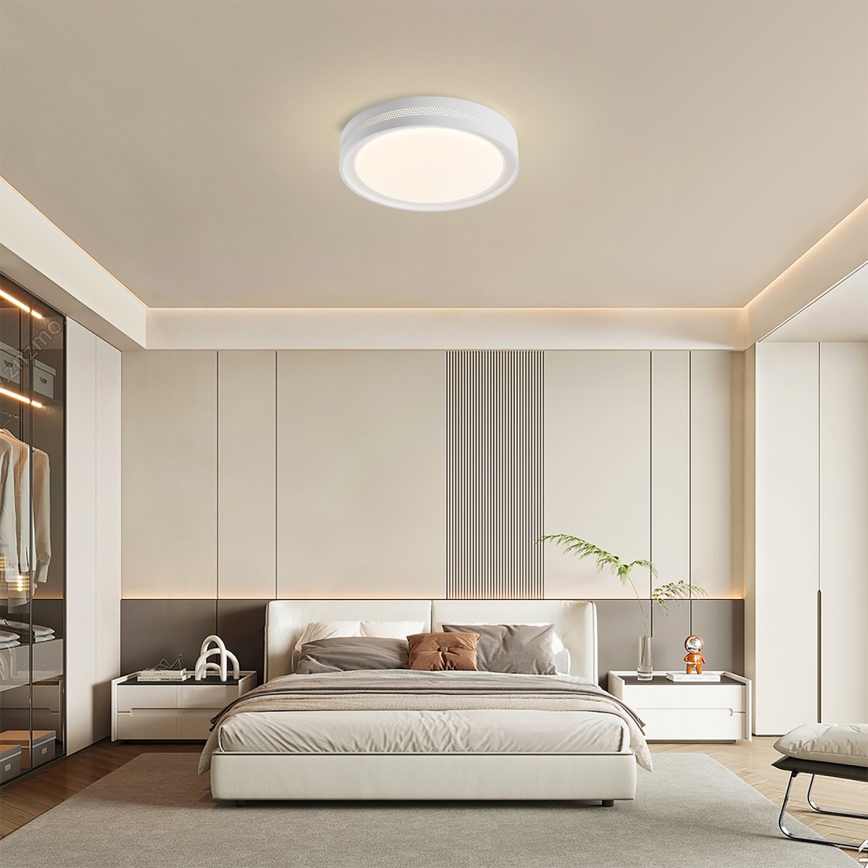 Brilagi - LED Stmievané stropné svietidlo KREON LED/54W/230V 3000-6000K biela pr. 38 cm + diaľkové ovládanie