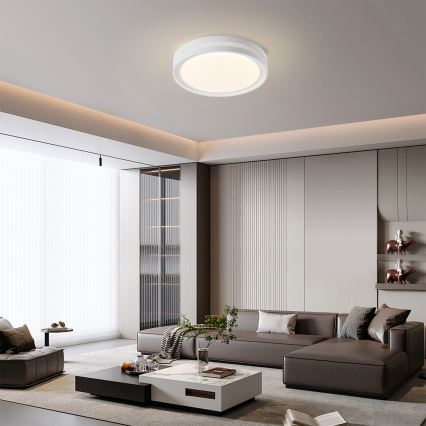 Brilagi - stmievateľné LED stropné svietidlo KREON LED/54W/230V 3000-6000K čierne priemer 38 cm + diaľkové ovládanie