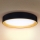 Brilagi - LED Stmievateľné stropné svietidlo LARIOS LED/48W/230V 3000-6500K ø 39 cm čierna + diaľkové ovládanie