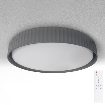 Brilagi - LED stmievateľné stropné svietidlo LUCIA LED/48W/230V 3000-6500K pr. 41 cm sivá + diaľkové ovládanie