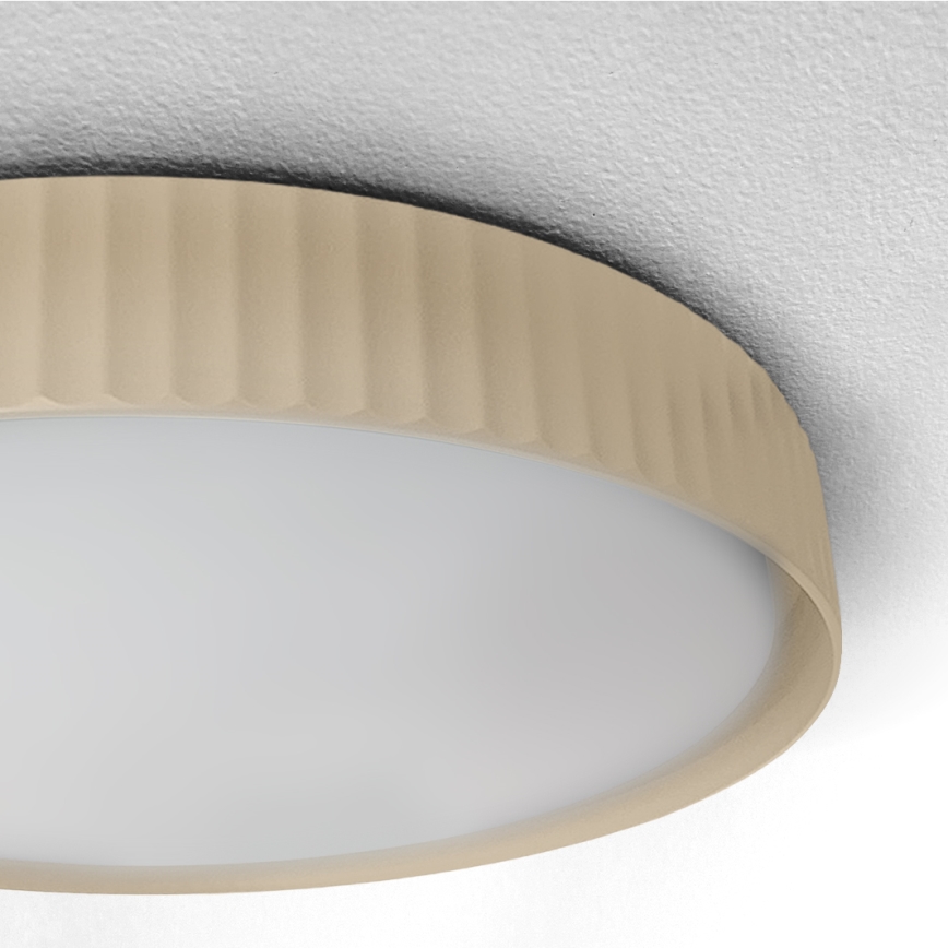 Brilagi - LED Stmievateľné stropné svietidlo LUCIA LED/48W/230V 3000-6500K pr. 41 cm béžová + diaľkové ovládanie