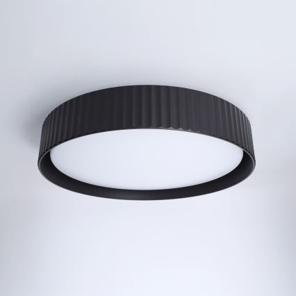 Brilagi - LED Stmievateľné stropné svietidlo LUCIA LED/48W/230V 3000-6500K pr. 41 cm čierna + diaľkové ovládanie