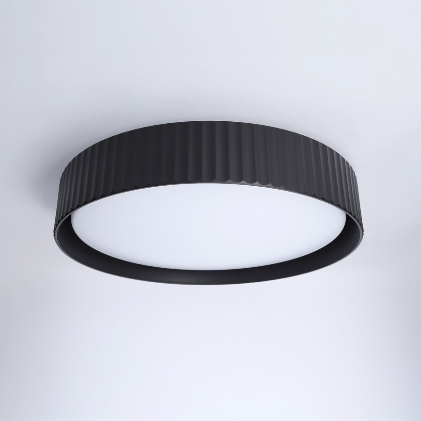 Brilagi - LED Stmievateľné stropné svietidlo LUCIA LED/48W/230V 3000-6500K pr. 41 cm čierna + diaľkové ovládanie