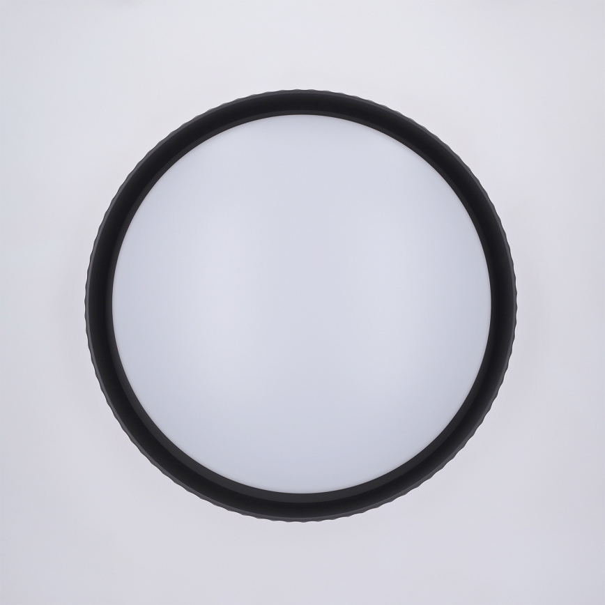 Brilagi - LED Stmievateľné stropné svietidlo LUCIA LED/48W/230V 3000-6500K pr. 41 cm čierna + diaľkové ovládanie