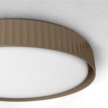 Brilagi - LED Stmievateľné stropné svietidlo LUCIA LED/48W/230V 3000-6500K pr. 41 cm hnedé + diaľkové ovládanie