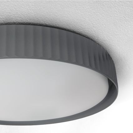 Brilagi - LED stmievateľné stropné svietidlo LUCIA LED/48W/230V 3000-6500K pr. 41 cm sivá + diaľkové ovládanie