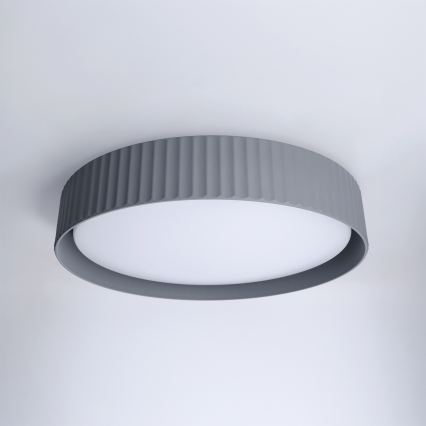 Brilagi - LED stmievateľné stropné svietidlo LUCIA LED/48W/230V 3000-6500K pr. 41 cm sivá + diaľkové ovládanie