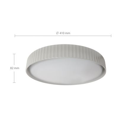 Brilagi - LED stmievateľné stropné svietidlo LUCIA LED/48W/230V 3000-6500K pr. 41 cm biela + diaľkové ovládanie