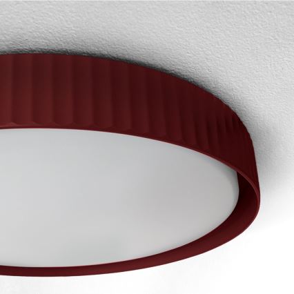 Brilagi - Stmievateľné LED stropné svietidlo LUCIA LED/48W/230V 3000-6500K pr. 41 cm červené + diaľkové ovládanie