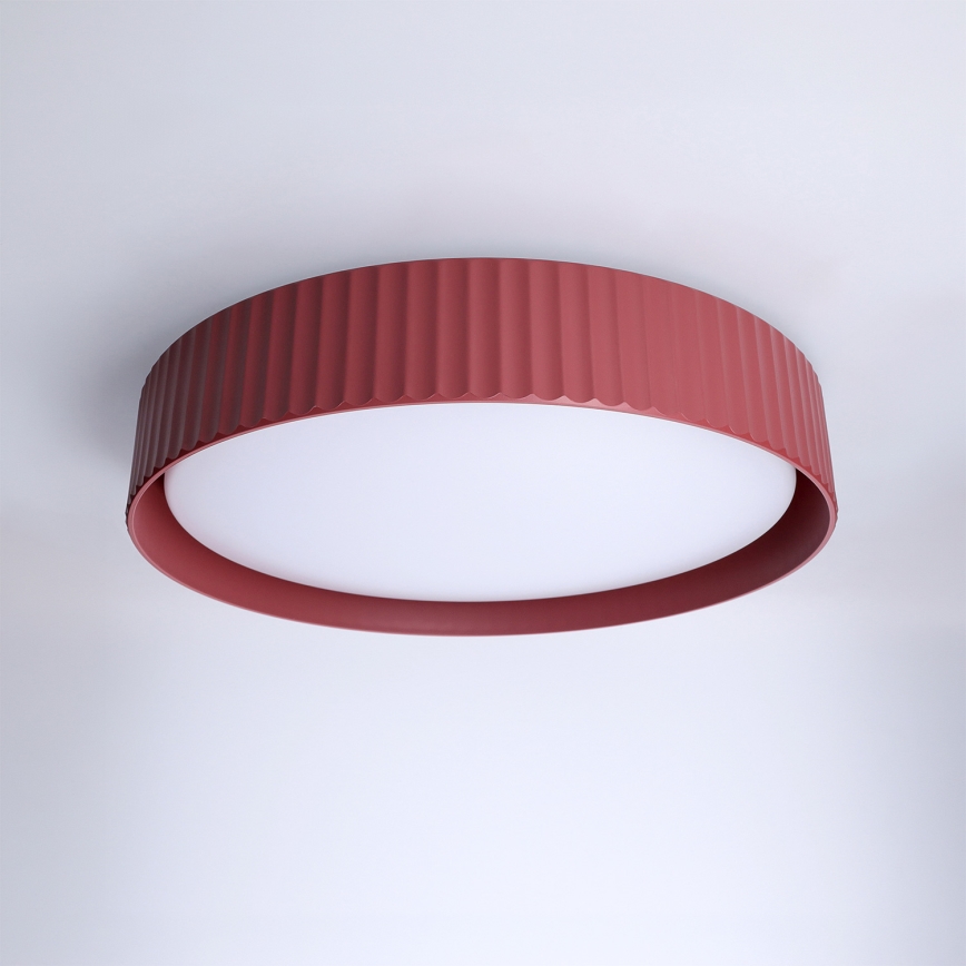 Brilagi - stmievateľné LED stropné svietidlo LUCIA LED/48W/230V 3000-6500K, priemer 41 cm, červené + diaľkové ovládanie