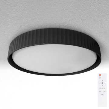 Brilagi - LED stmievateľné stropné svietidlo LUCIA LED/60W/230V 3000-6500K pr. 59 cm čierna + diaľkové ovládanie