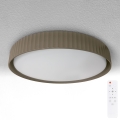 Brilagi - LED stmievateľné stropné svietidlo LUCIA LED/60W/230V 3000-6500K priemer 59 cm taupe + diaľkové ovládanie