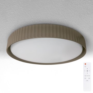 Brilagi - LED stmievateľné stropné svietidlo LUCIA LED/60W/230V 3000-6500K priemer 59 cm taupe + diaľkové ovládanie