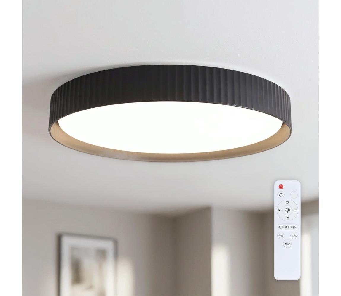Brilagi -LED Stmievateľné stropné svietidlo LUCIA LED/60W/230V pr. 59 cm čierna+DO WO800-OEM38-60
