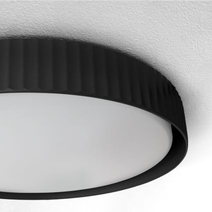 Brilagi - LED stmievateľné stropné svietidlo LUCIA LED/60W/230V 3000-6500K pr. 59 cm čierna + diaľkové ovládanie