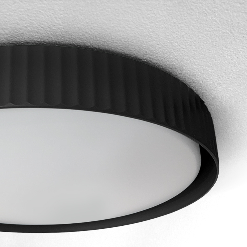 Brilagi - LED stmievateľné stropné svietidlo LUCIA LED/60W/230V 3000-6500K pr. 59 cm čierna + diaľkové ovládanie