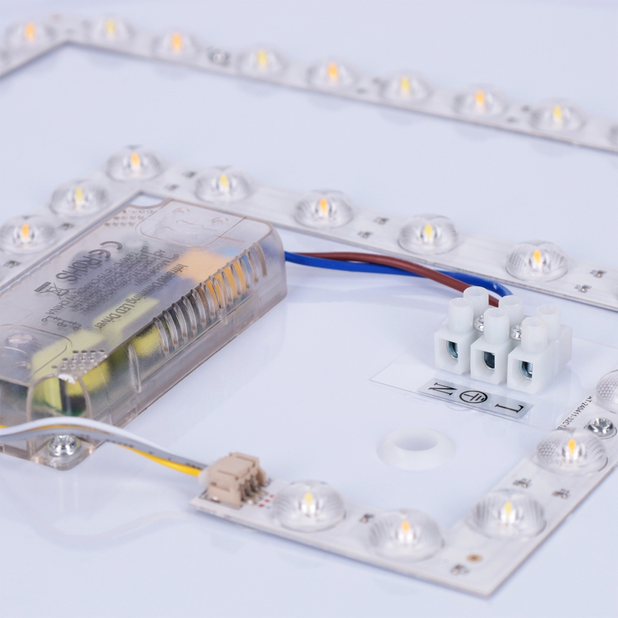 Brilagi - Stmievateľné LED stropné svietidlo LUCIA LED/60W/230V 3000-6500K pr. 59 cm hnedé + diaľkové ovládanie