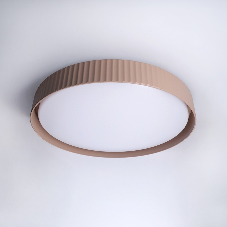 Brilagi - Stmievateľné LED stropné svietidlo LUCIA LED/60W/230V 3000-6500K pr. 59 cm hnedé + diaľkové ovládanie