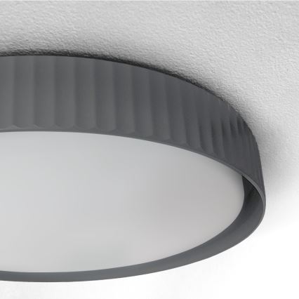 Brilagi - stmievateľné LED stropné svietidlo LUCIA LED/60W/230V 3000-6500K pr. 59 cm sivá + diaľkové ovládanie