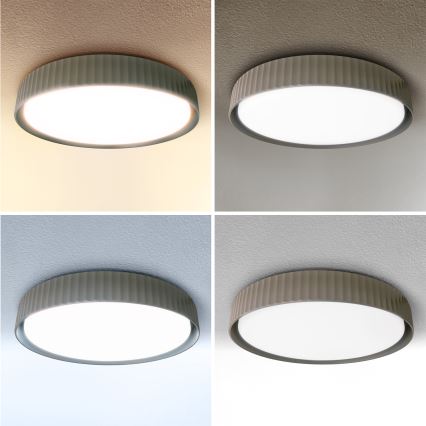 Brilagi - LED stmievateľné stropné svietidlo LUCIA LED/60W/230V 3000-6500K priemer 59 cm taupe + diaľkové ovládanie