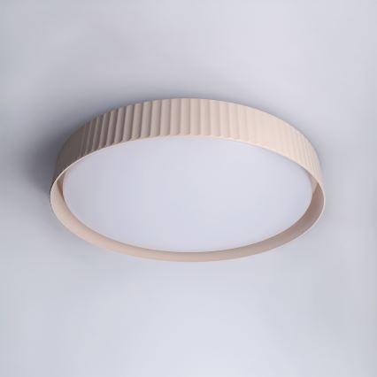 Brilagi - LED stmievateľné stropné svietidlo LUCIA LED/60W/230V 3000-6500K pr. 59 cm béžové + diaľkové ovládanie