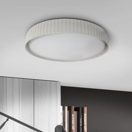 Brilagi - Stmievateľné LED stropné svietidlo LUCIA, 60 W, 230 V, 3000–6500 K, priemer 59 cm, biela – s diaľkovým ovládaním