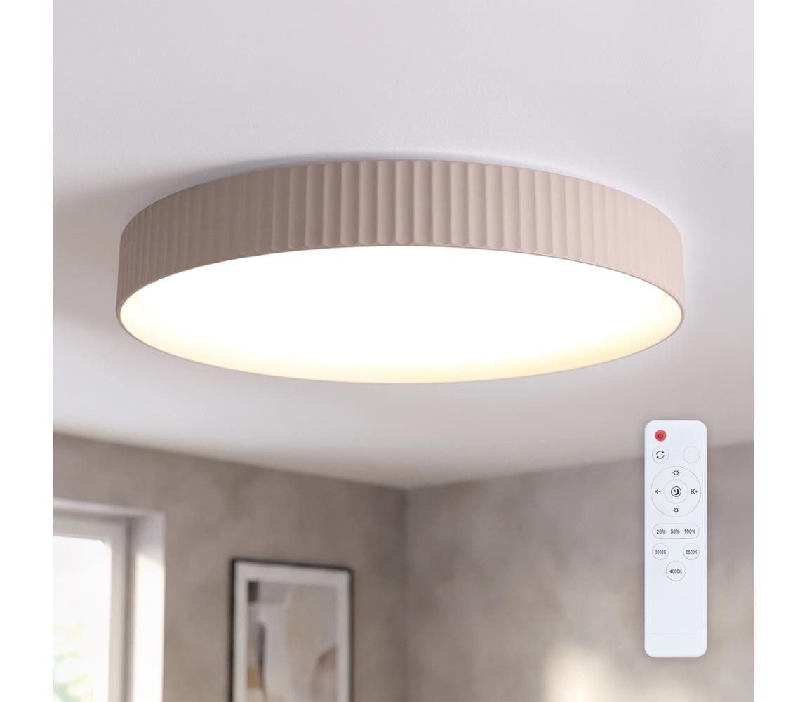 Brilagi - LED stmievateľné stropné svietidlo LUCIA LED/60W/230V priemer 59 cm taupe + diaľkové ovládanie WO800-OEM43-60
