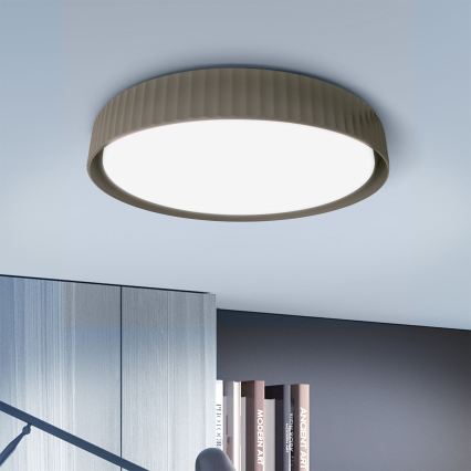 Brilagi - LED stmievateľné stropné svietidlo LUCIA LED/60W/230V 3000-6500K pr. 59 cm taupe + diaľkové ovládanie