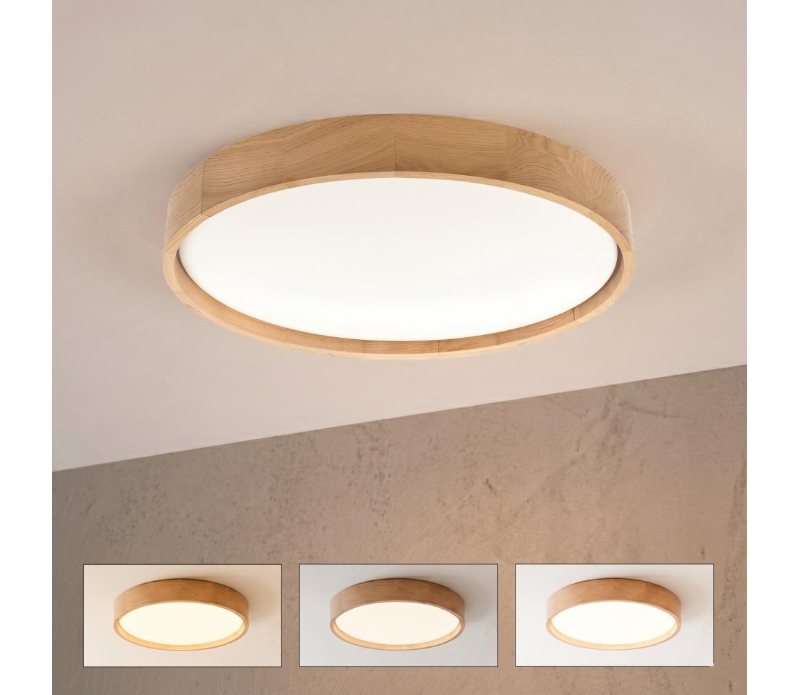 Brilagi - LED stmievateľné stropné svietidlo MANAROLA SMART LED/36W/230V priemer 51 cm + diaľkové ovládanie 8590828037811