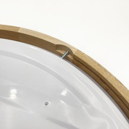Brilagi - stmievateľné LED stropné svietidlo MANAROLA SMART LED/36W/230V 3000-6000K Wi-Fi Tuya Beacon pr. 51 cm dub + diaľkové ovládanie
