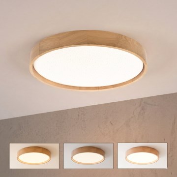 Brilagi - LED stmievateľné stropné svietidlo MANAROLA SMART STARS LED/36W/230V 3000-6000K Wi-Fi Tuya Beacon priemer 51 cm + diaľkové ovládanie