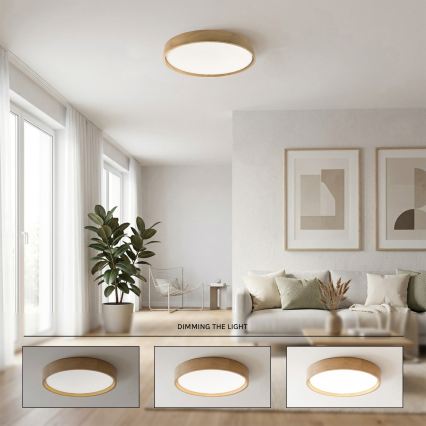 Brilagi - LED stmievateľné stropné svietidlo MANAROLA SMART STARS LED/36W/230V 3000-6000K Wi-Fi Tuya Beacon priemer 51 cm + diaľkové ovládanie