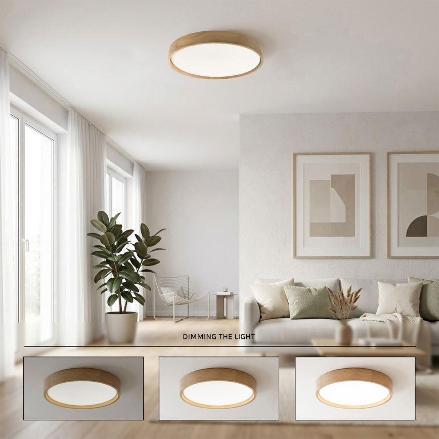 Brilagi - LED stmievateľné stropné svietidlo MANAROLA SMART STARS LED/36W/230V 3000-6000K Wi-Fi Tuya Beacon priemer 51 cm + diaľkové ovládanie