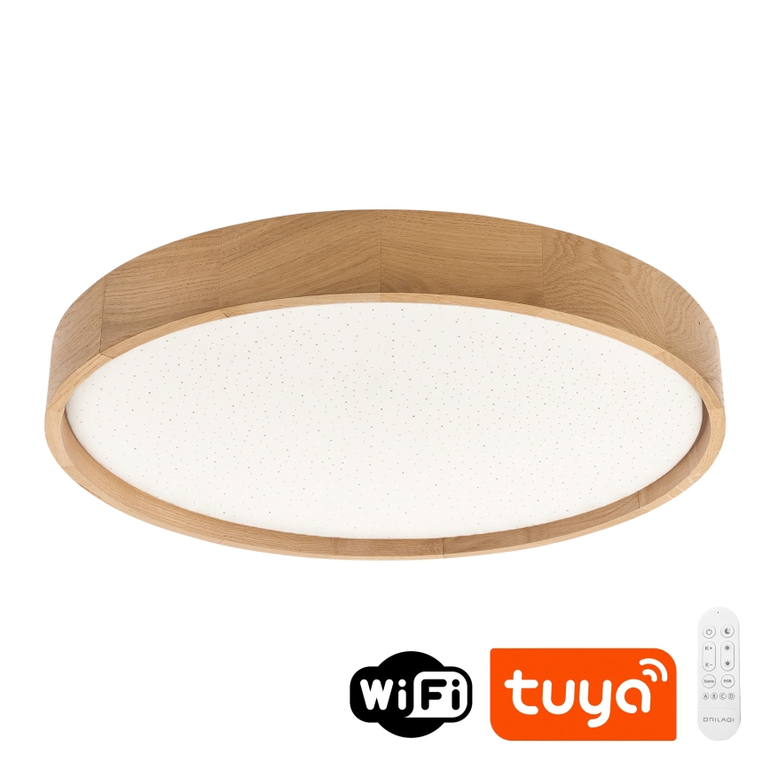Brilagi – stmievateľné LED stropné svietidlo MANAROLA SMART STARS, 36 W, 230 V, 3000–6000 K, Wi‑Fi Tuya Beacon, priemer 51 cm + diaľkové ovládanie