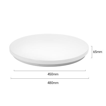 Brilagi - LED stmievateľné stropné svietidlo MILKY WAY LED/36W/230V 3000-6500K priemer 48 cm + diaľkové ovládanie