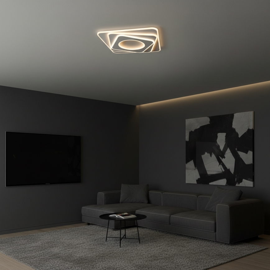 Brilagi - LED stmievateľné stropné svietidlo MODERN LED/100W/230V 3000-6000K 48x48 cm + diaľkové ovládanie