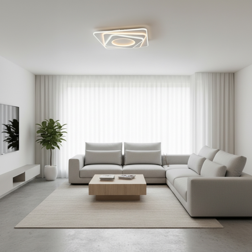 BRILAGI - LED stmievateľné stropné svietidlo MODERN LED/100W/230V 3000-6000K 48x48 cm + diaľkové ovládanie